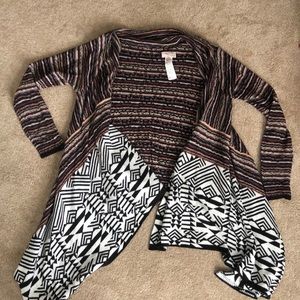 Forever 21 patterned cardigan